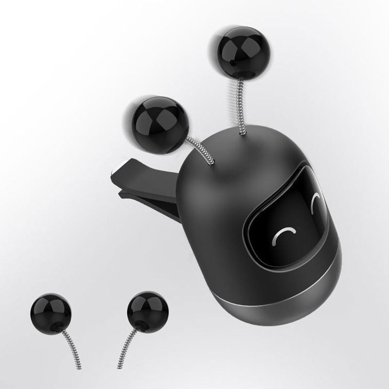 Автомобильный освежитель воздуха, креативный мини-робот, вентиляционное отверстие, зажим для ароматизаторов, вентиляционное отверстие, ароматерапия, автомобильный интерьер