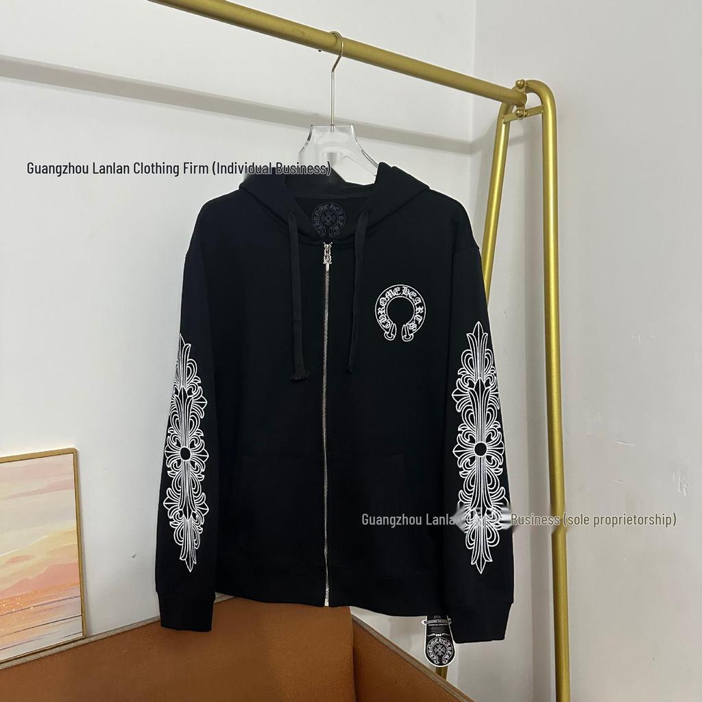 Европейский тренд Худи на молнии CH25: Простая классика для осени/зимы