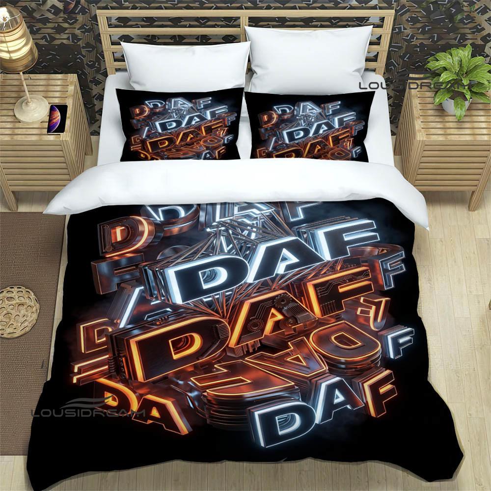 3D D-DAF truck Retro printed Bedding Sets exquisite bed supplies set duvet cover comforter set bedding set luxury birthday gift