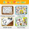 Горячие Детские Рисование DIY Хэллоуин Липкая Цветная Бумага для Раскрашивания Раскраска Скатерть для Детей Раннее Образование Игрушки