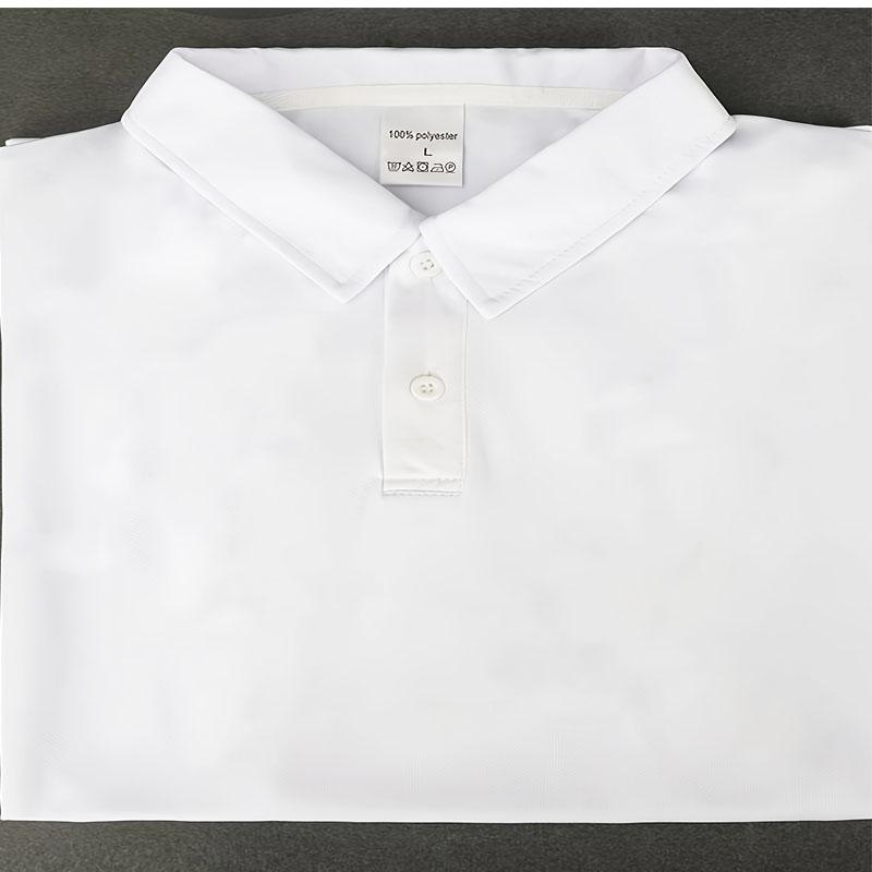 Мужская летняя однотонная быстросохнущая рубашка поло, модная и удобная, с короткими рукавами, универсальная, подходит для выхода в свет
