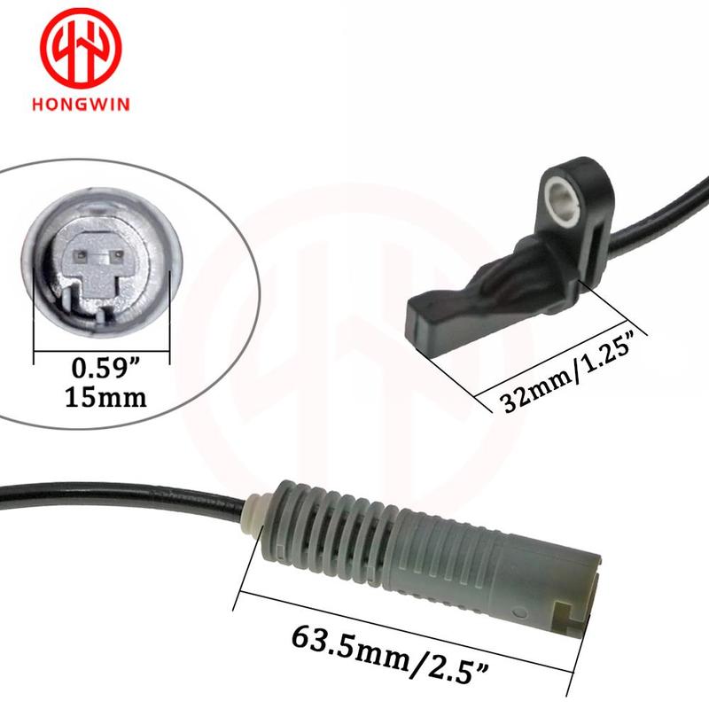 HONGWIN NO: 34526762465 Front Left & Right Wheel Speed ABS Sensor For BMW 1 Series E81 E82 E87 E88 & 3 ' E90 E91 E92 E93