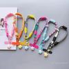 1 шт. Подвеска-звезда Веревка на запястье Мультяшная милая Веревка для подвешивания мобильного телефона Регулируемая короткая плетеная веревка Брелок для мужчин и женщин