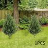 Искусственный топиарий Реалистичные кусты Растения Зелень Кустарники Садовый колышек для крыльца В помещении,