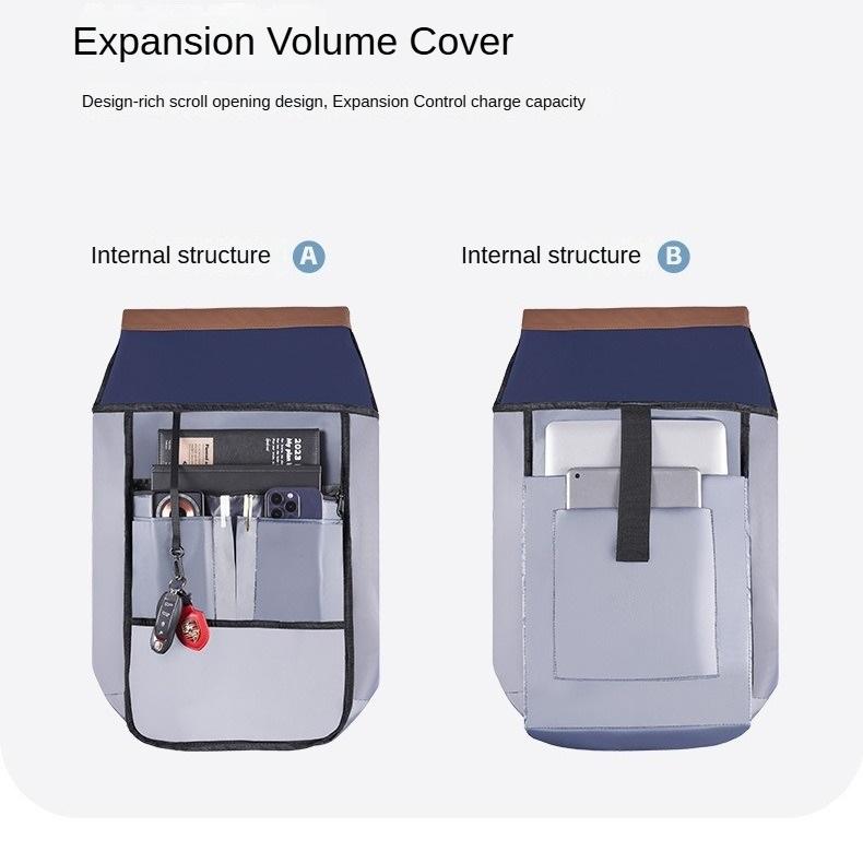 Мужская модная компьютерная сумка высокого класса, школьная сумка, водонепроницаемый мужской рюкзак из ткани Оксфорд большой емкости