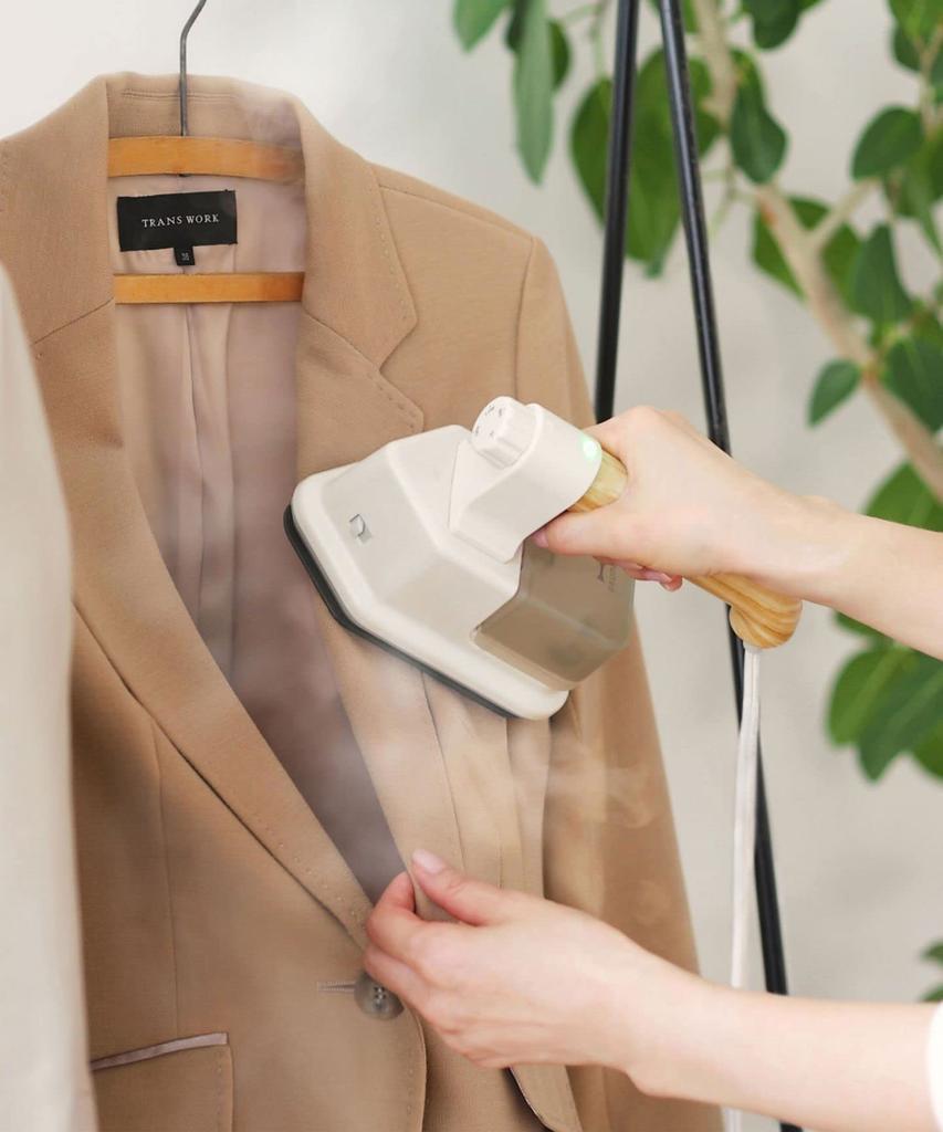 Паровой утюг BRUNO Bruno, 2-ходовой, ручной отпариватель, паровой утюг, удаляет складки при температуре одежды, сезон дождей, стильный, серо-бежевый, регулировка,