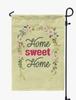 Tan Home Sweet Home Garden Summer Camping Flags For Campers Double Sided Campsite Flag Outdoor