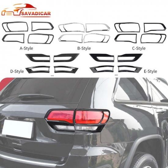 Для Jeep Grand Cherokee 2014-2020 Черный Глянец Накладка на Задний Фонарь