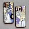 Модный креативный чехол для телефона с изображением призрака для iphone 16 15 14 11 13 12 Pro MAX задняя крышка X XS XR max 7 8 Plus Чехлы матовый корпус