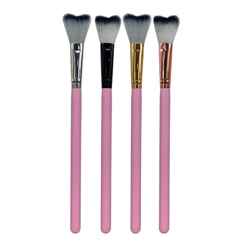 1 Pcs Lash Shampoo Curved Brush For Eyelash Extension Cleansing,Soft Makeup Removal Bath Swoop Brush Tools