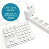 Miyoshi MCO Wireless Numeric Keypad for Windows with Directional Keys, 2.4GHz Connection, 36 Keys, Type-C Rechargeable, Approximately 75 Hours of