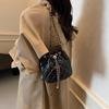 2024 Argyle Chain Crossbody: Light Luxury Drawstring Bucket Bag for Women