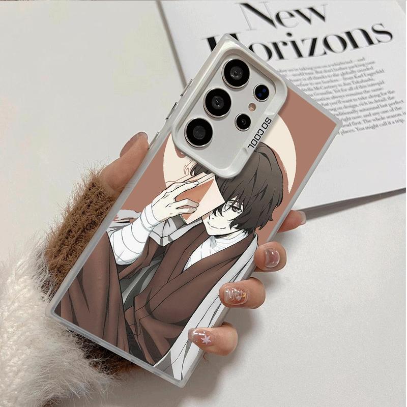 Мягкий чехол для телефона Bungo Stray Dogs Дазай для Samsung Galaxy S24 S25 FE S26 Edge S23 Ultra S22 Plus S21 + Ударопрочная задняя крышка