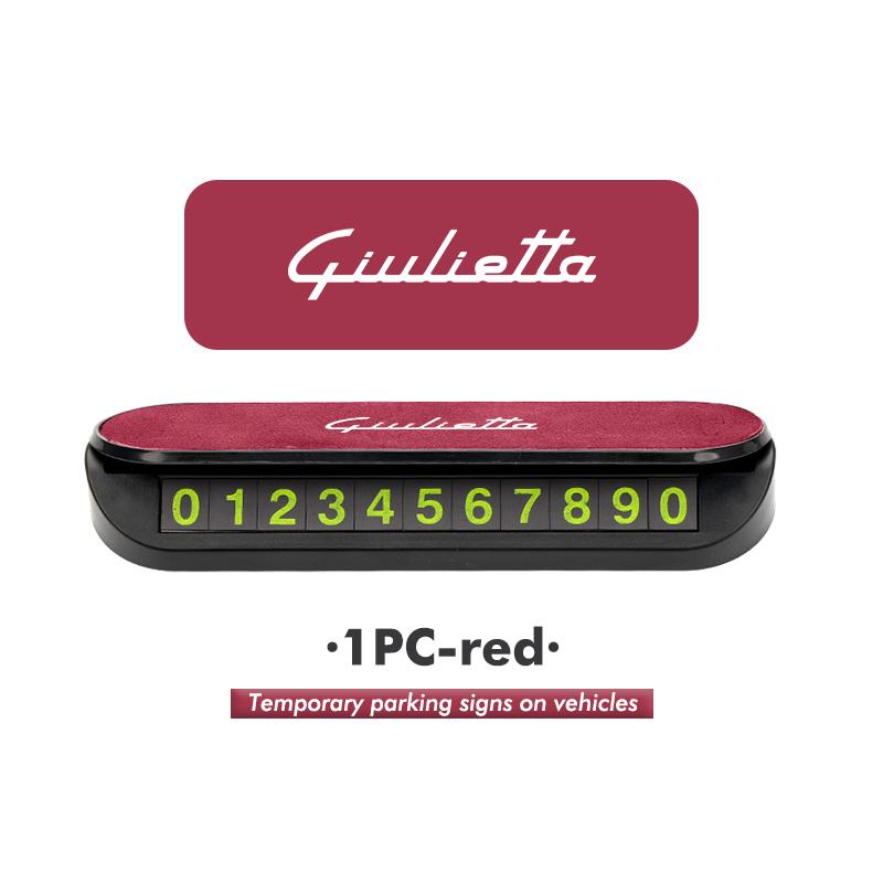 Car Stickers For Alfa Romeo Car Temporary Parking Telephone Sign Number Card Plate Decoration Accessories For Alfa Romeo Giuliet