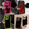 LZ23 Lips Kiss Heart Design Art Silicone Phone Case for iPhone 11 13 14 15 16 Pro Max 7 8 16 Plus 12 Mini XS Max XR Shockproof Back Cover