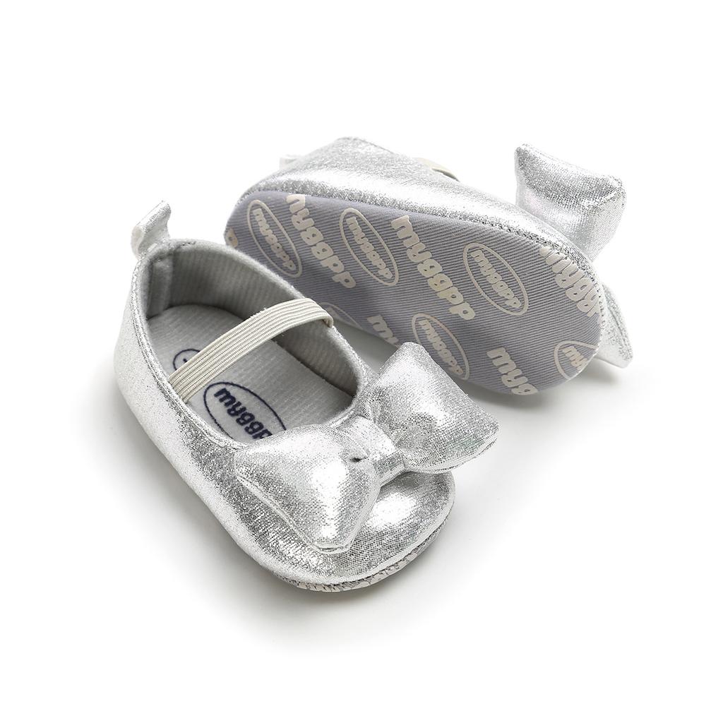 MYGGPP/От 0 до 1 года, детская обувь принцессы с большой бабочкой, обувь с мягкой подошвой, обувь из искусственной кожи, обувь для малышей с мягкой подошвой