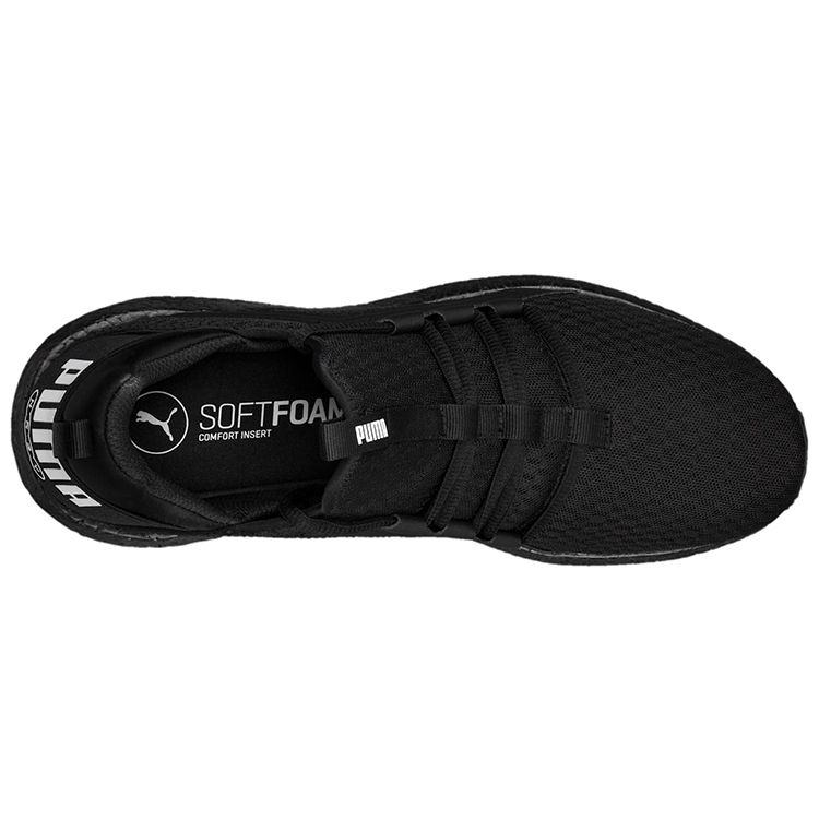 Puma Mega Fabric Синтетическая кожа Ретро Универсальные Низкие Повседневные Кроссовки Мужские Черные 190368-06