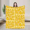 Santa Claus Rubber Duckie Plush Blanket Super Soft Flannel Throw for Living Room Bedspread Students Bed Cover Funny Gift