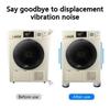 4pcs Anti Vibration Feet Pads Rubber Mat Slipstop Silent Dampers Stand Universal Washing Machine Refrigerator Furniture Foot Pad