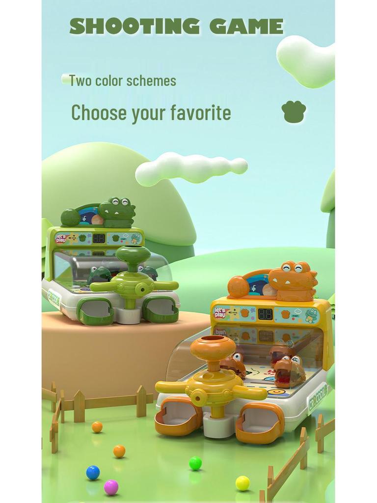 Children's Alligator Marble Pinball Puzzle Game – Level-Breaking Shooting Challenge