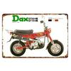 Мотоцикл Dax St50 Минибайк Винтажная металлическая жестяная табличка 20x30см Ретро Гараж Настенное искусство Декор для мотоцикла