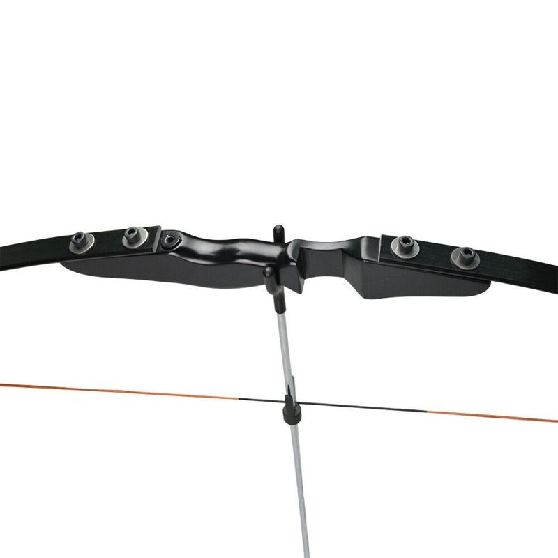 Наружная Охотничья Стрельба из Лука Съемная Черная Буковая Деревянная Рукоятка Лука Буковая Деревянная