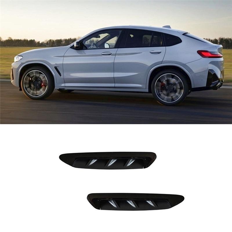 Накладка на переднее крыло, вентиляционное отверстие, крышка 51138064805 51138064806 Для BMW X3 G01 2018-2025 X4 G02 2019-2025 Комплект аксессуаров-A99D