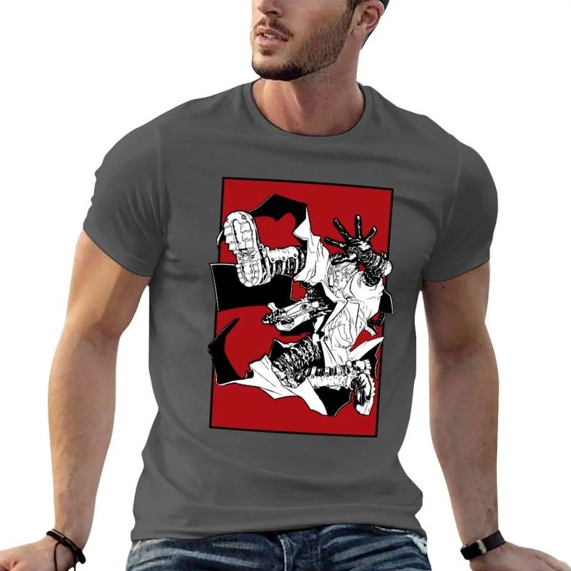 Футболка Trigun Vash для мальчика, симпатичные топы, топы больших размеров, толстовки, мужские рубашки