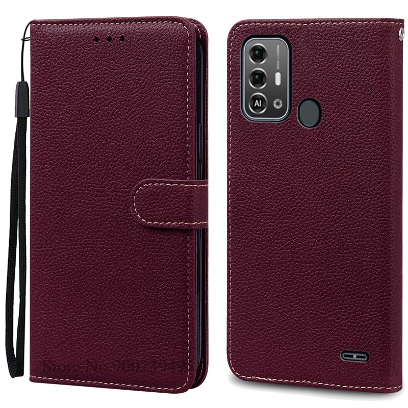 For ZTE Blade A53 Pro Case Soft Silicone Wallet Leather Case For ZTE Blade A53 Pro Case Flip Cover Coque Fundas
