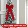 Рождественская гигантская елка замшевый бант рождественское украшение