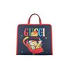 Gucci Модная холщовая сумка-тоут с принтом букв Детские сумки Синий 605614-FACGI-4049