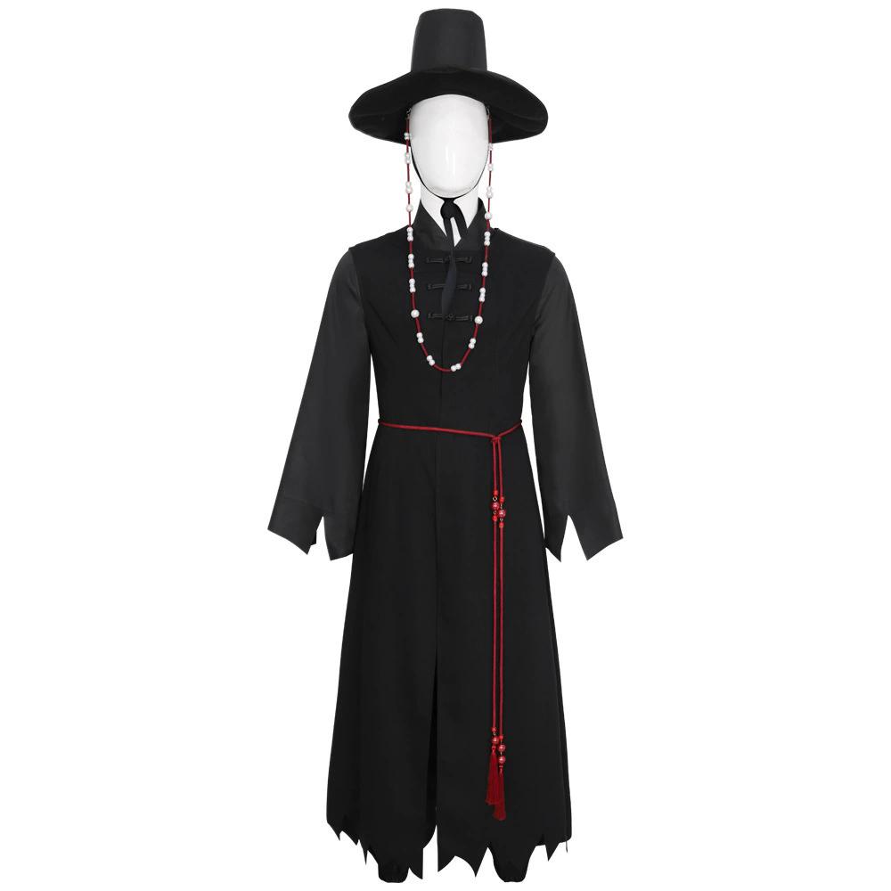 Anime Jinu Cosplay Costumes Hat Boys Demon Hunter Saja Boy Kpop Group Singing Korea Style Boy Idol Halloween Party Costume KKids