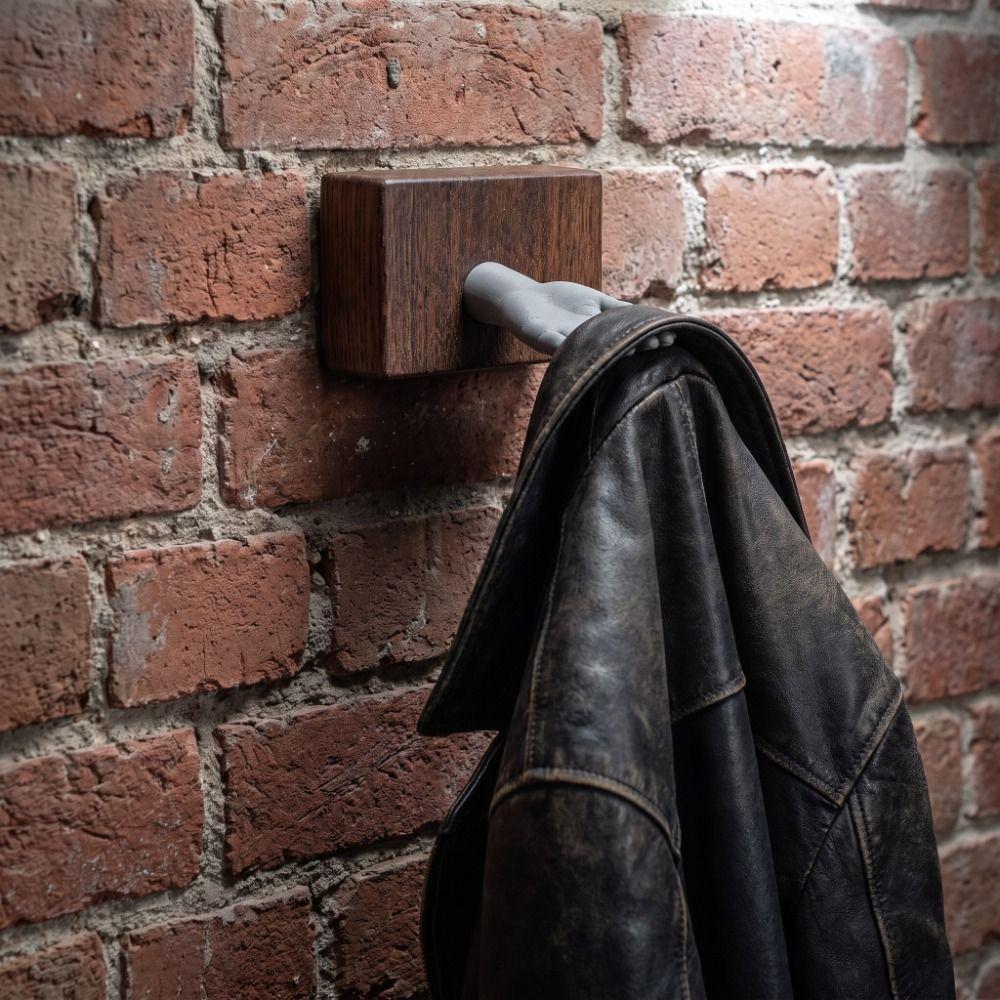 3D Printed Hand Shape Screw Hook Realistic Wall Mount Key Holder Unique Key Hanger Entryway