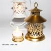 Elegant Cutout Metal Birdcage Hanging Lanterns Tealight Candle Holders With Rustproof Construction for Wedding Christmas