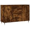 VidaXL Buffet, Sideboard with Legs, Storage Cabinet, Living Room Organizer, Interior, Smoked Oak 827201