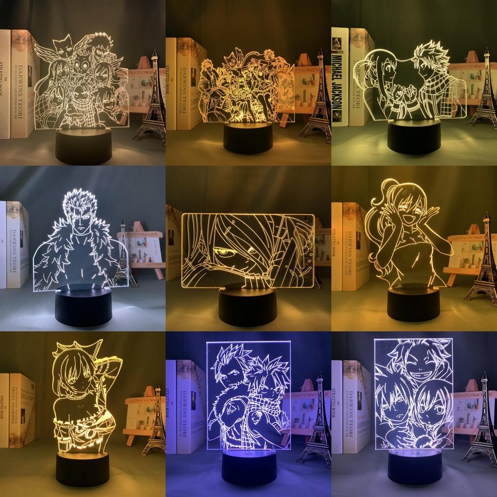 Fairy Tail Led Night Lamp With Color Changing Features And Usb Power For Kid Room