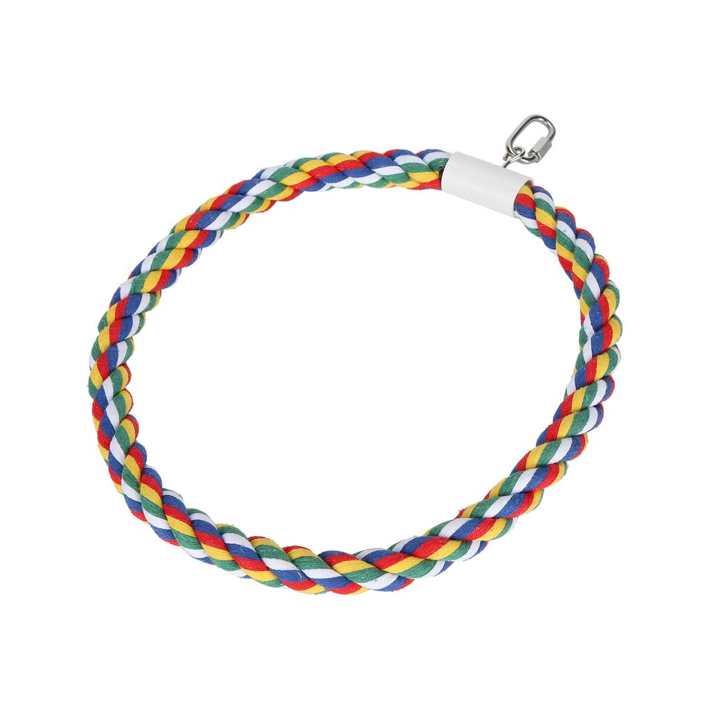 Parrot Climbing Ring Cotton Rope Swing Bird Chewing Toy for Small and Medium Parrot