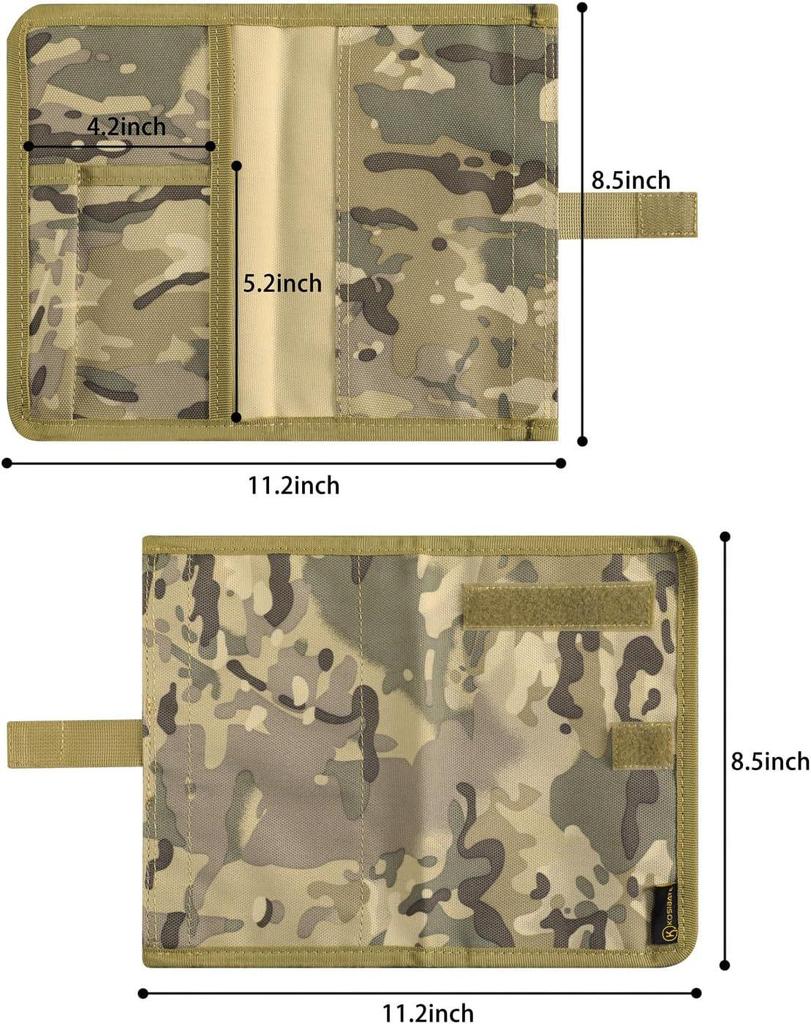 Трансграничный тактический блокнот A5 на кольцах для улицы с защитной обложкой