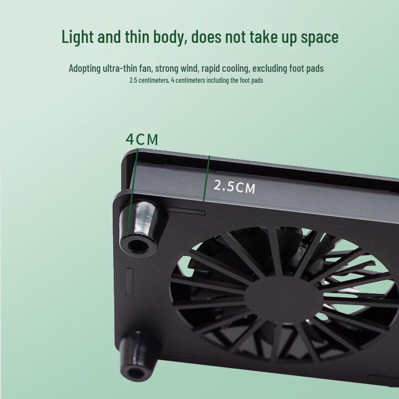Yuzhuxun Ultra-Thin Dual Fan Laptop Cooling Pad
