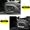 ABS Chrome Car Seat Side Frame Cover Decorative Sequins Trim For Land Rover Range Rover Evoque 2012-2018 Interior