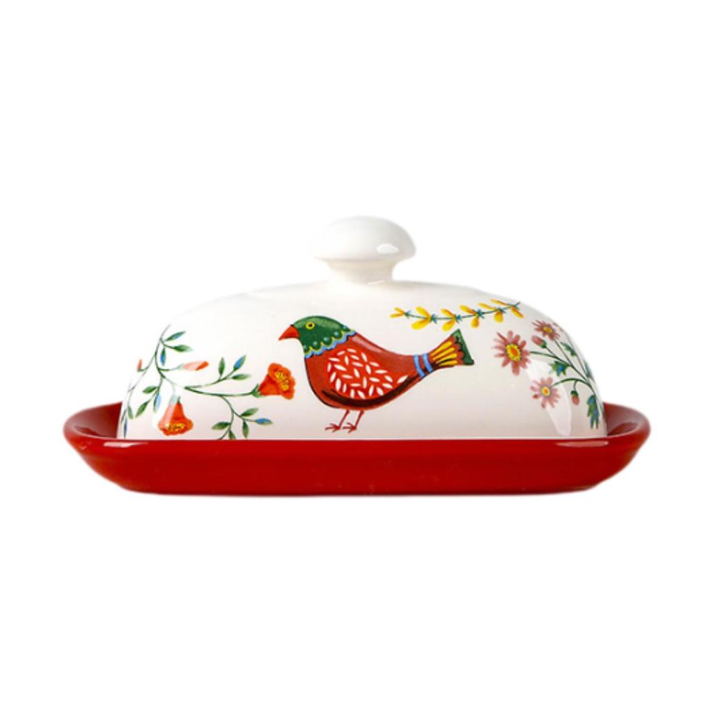 Масленка Хранение масла Фарфор Минималистичная Многоразовая Многофункциональная Масло