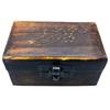 Wooden Pill Box Carved Designs Assorted 9x5x4cm