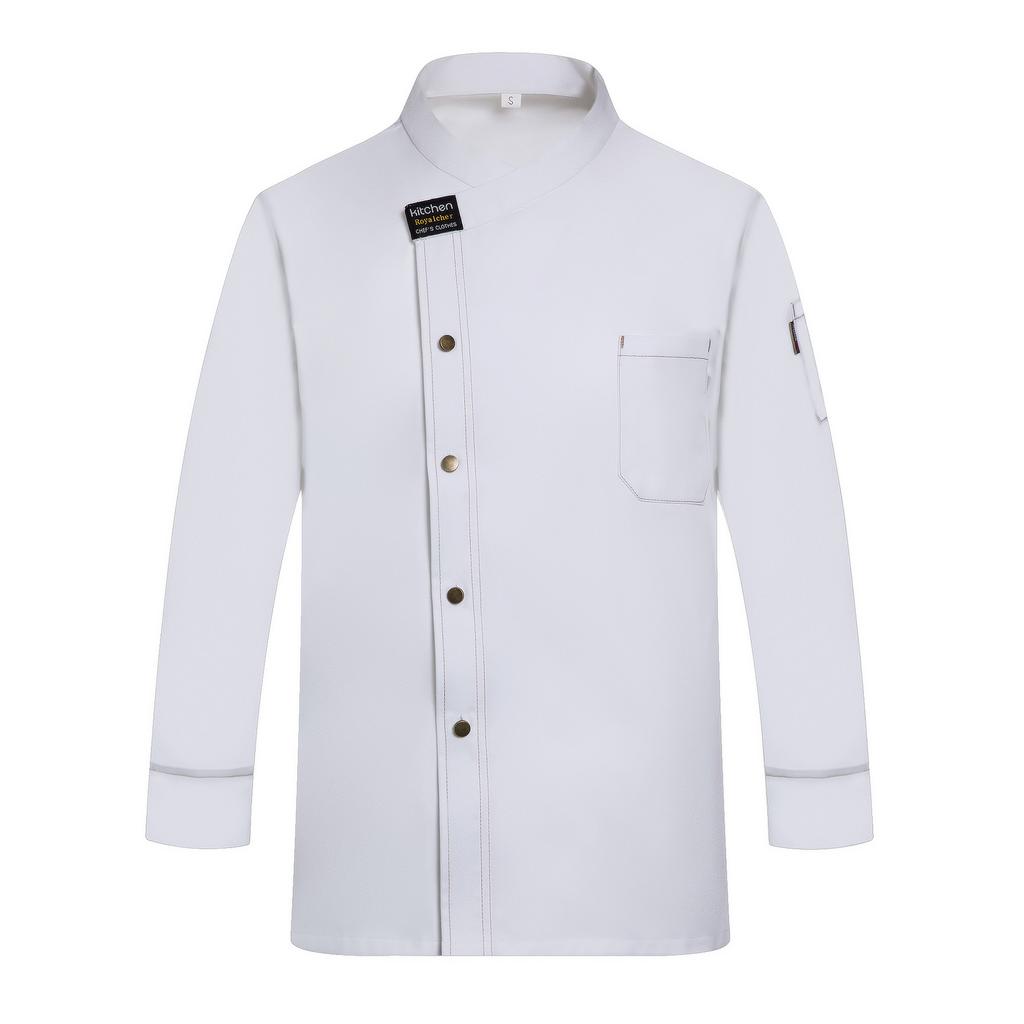 Men and Women Fashion Canteen Restaurant Hotel Chef Work Clothes Long Sleeve Double Breasted Chef Jacket