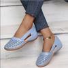 Fashion Summer Fashion Women's Sandals Handmade Ladies Shoes Leather Breathable Sandals Women Flats Retro Style Support Slipper