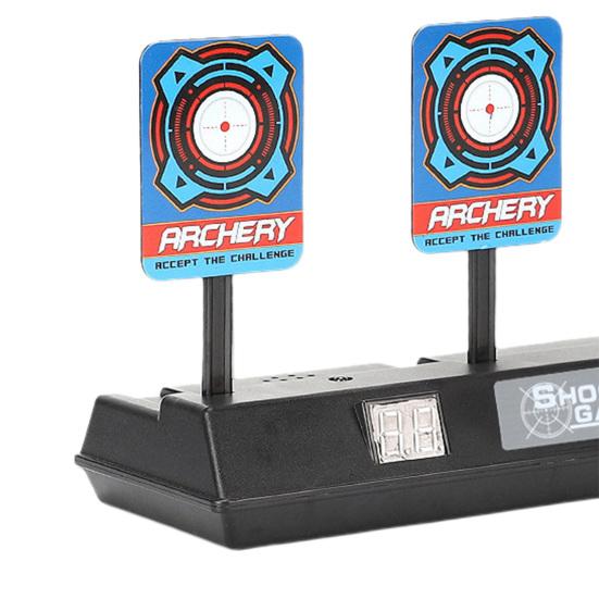 Электрический подсчет очков с мишенью Мобильная вспышка Возврат Автоматическая 3-позиционная мишень для стрельбы по мишеням на открытом воздухе