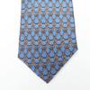 Used HERMES Tie Toyota Limited Edition Silk Blue Brown Suit
