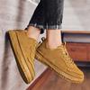 Мужская зимняя обувь Мужская модная спортивная обувь из искусственной кожи со шнуровкой и утеплителем Низкие повседневные туфли из хлопка Botas Cuturno Masculinas