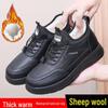 Winter Waterproof Non-Slip Cotton Boots with Soft Sole & Thick Sheep Wool for Men, Women, and Elders