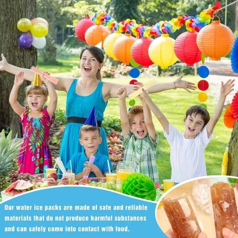 Летние одноразовые пакеты для мороженого на палочке, самодельные пакеты для мороженого, большие герметичные пакеты для заморозки, пакеты для сока, йогурта, смузи с воронкой и инструментами