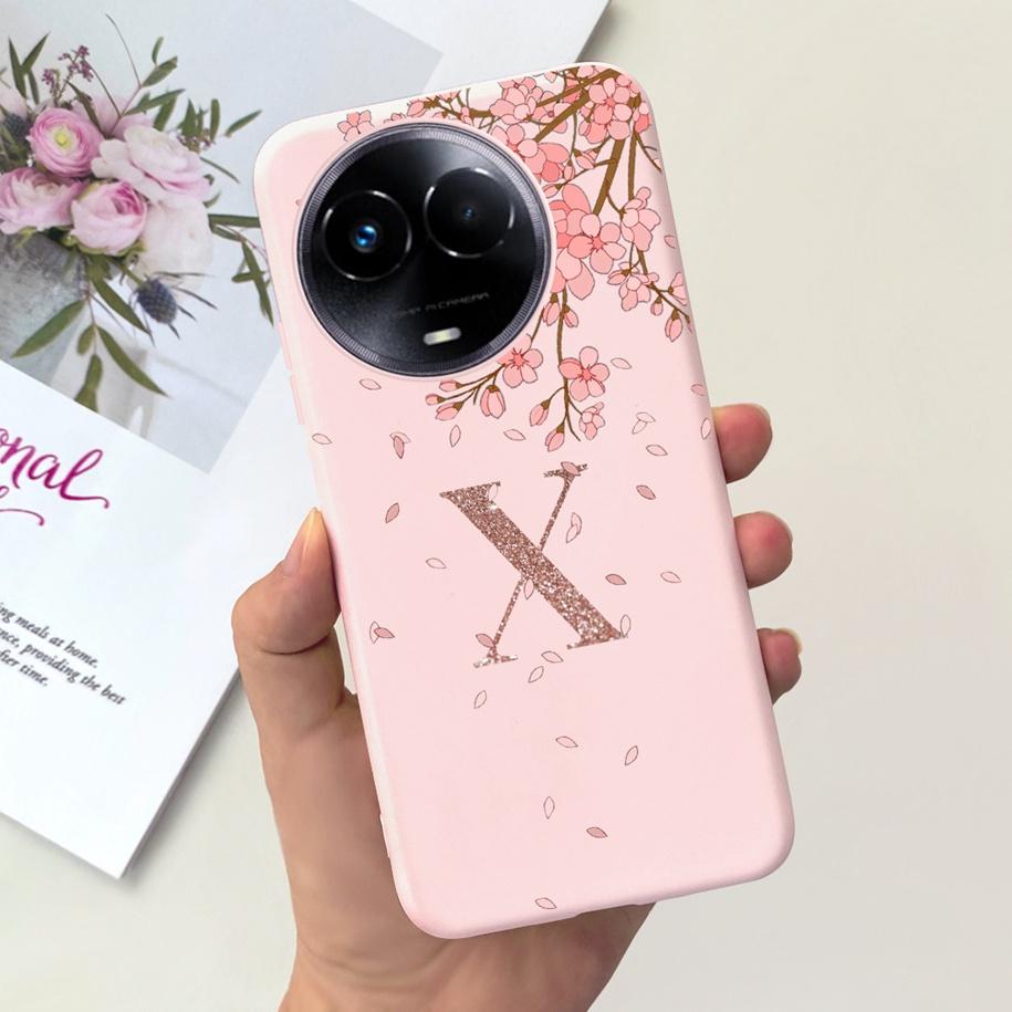 Чехол для Realme 11 5G Милая Корона Буквы Силиконовый Мягкий ТПУ Ударопрочный Чехол для Realme 11X 5G RMX3785 Funda Realme11 Чехлы для Телефона